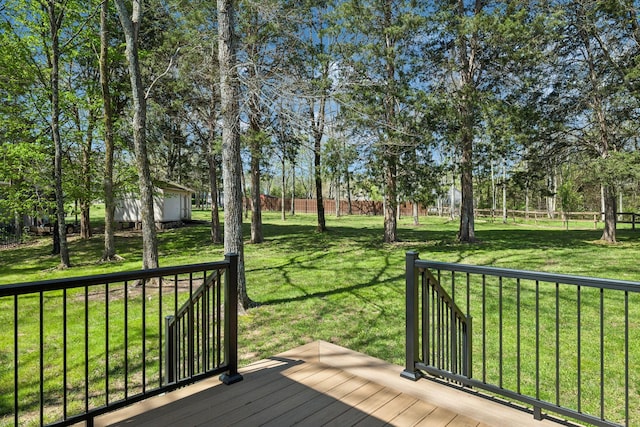 313 Walpole Ct, Nolensville, TN 37135 - deck with fence and a yard