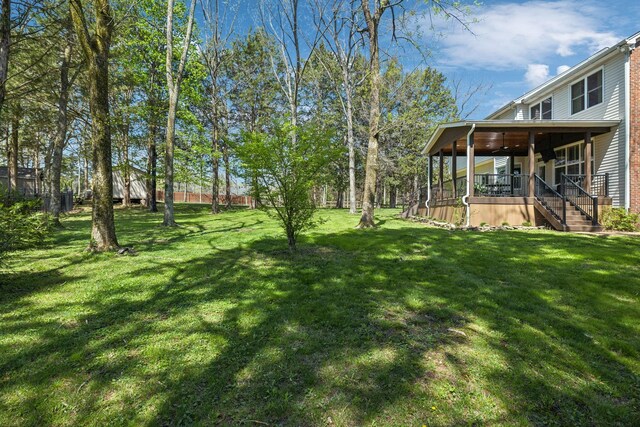 313 Walpole Ct, Nolensville, TN 37135 - view of yard featuring stairway