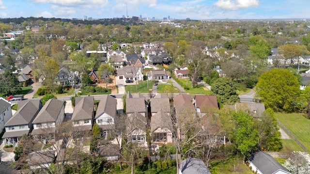 aerial view featuring a residential view