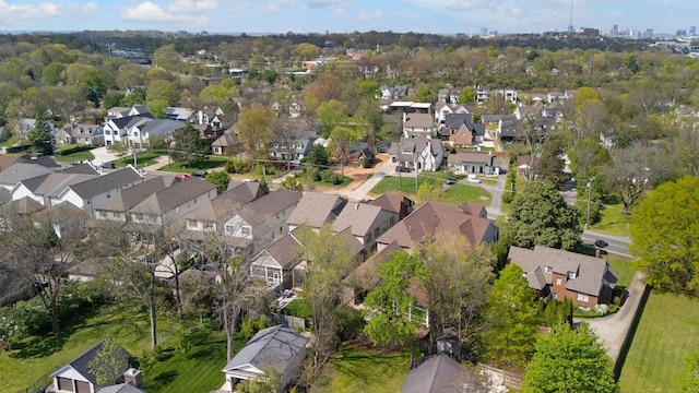 drone / aerial view featuring a residential view