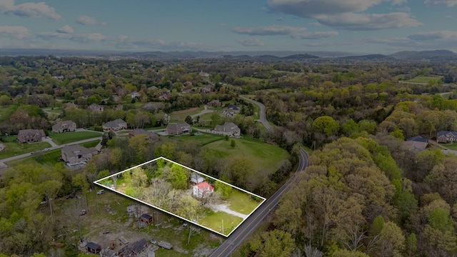 4103 Arno Rd, Franklin, TN 37064 - aerial view with a forest view