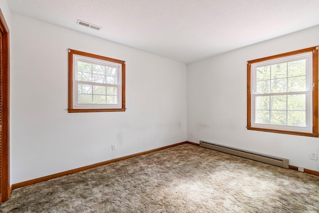 4103 Arno Rd, Franklin, TN 37064 - carpeted spare room with baseboard heating, baseboards, and visible vents