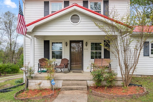 4103 Arno Rd, Franklin, TN 37064 - view of front of house with a porch