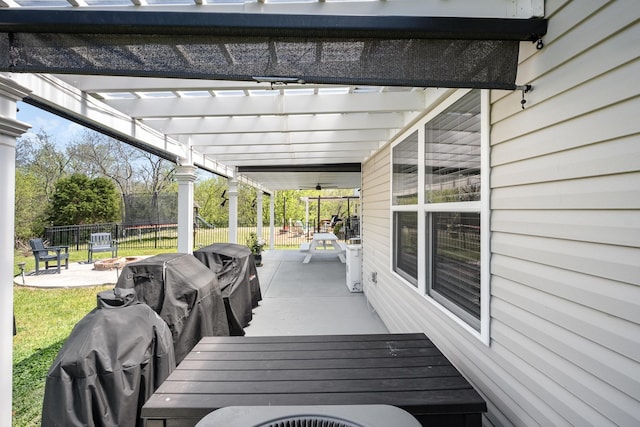 1517 Rockwood Ln, Lebanon, TN 37087 - view of patio / terrace featuring fence