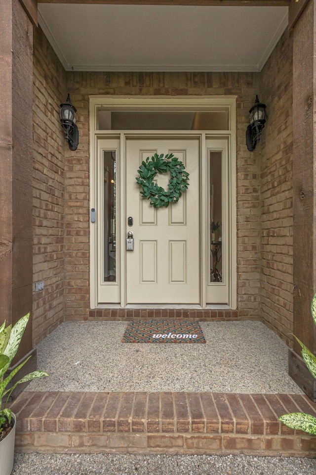 1026 Claymill Dr, Spring Hill, TN 37174 - property entrance featuring brick siding