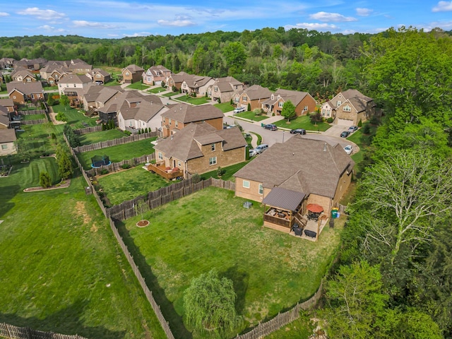 1026 Claymill Dr, Spring Hill, TN 37174 - aerial view with a residential view