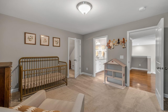 1026 Claymill Dr, Spring Hill, TN 37174 - bedroom featuring baseboards and light colored carpet