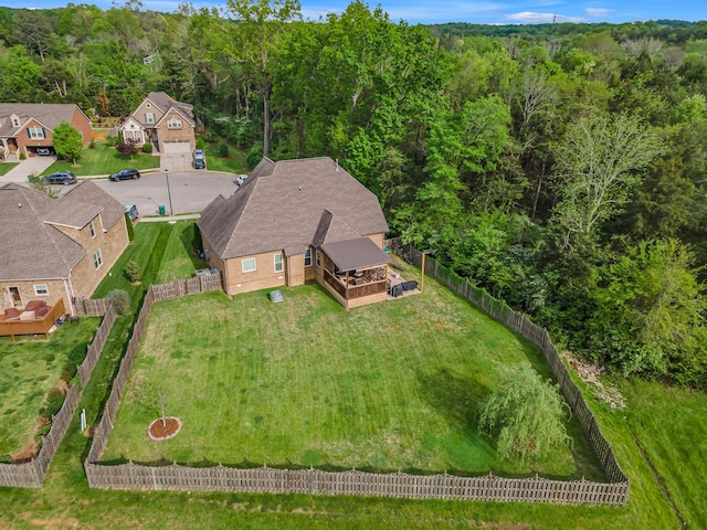 1026 Claymill Dr, Spring Hill, TN 37174 - bird's eye view with a forest view
