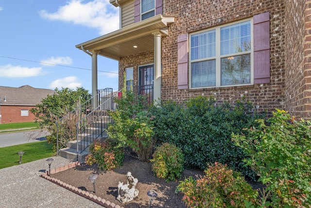 3367 William Bailey Dr, Nashville, TN 37207 - entrance to property featuring brick siding and a porch