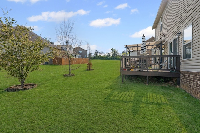 3367 William Bailey Dr, Nashville, TN 37207 - view of yard with a pergola and a deck