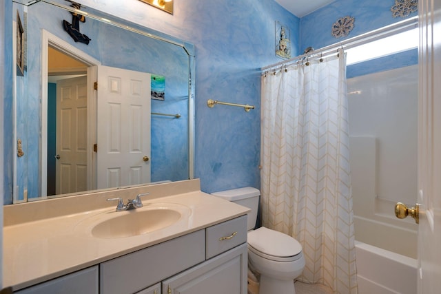 304 Hay Market Ct, Franklin, TN 37067 - bathroom with shower / tub combo with curtain, toilet, and vanity