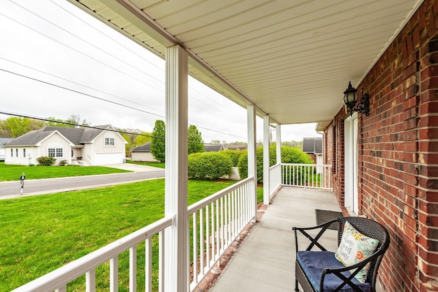 327 Arabian Ln, Springfield, TN 37172 - view of patio / terrace featuring a porch
