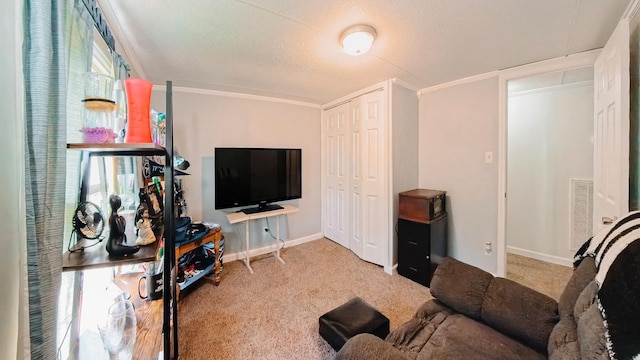 1005 Chris Dr, Portland, TN 37148 - living area with carpet floors, visible vents, and baseboards