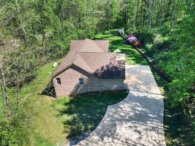 drone / aerial view