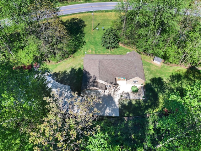 drone / aerial view