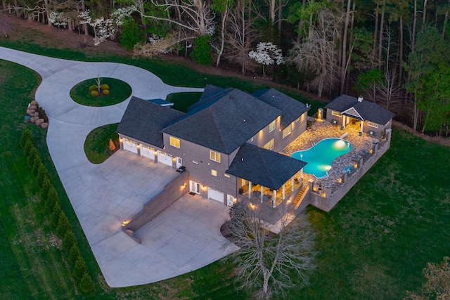aerial view