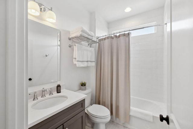 2041 Kingsbarns Dr, Nolensville, TN 37135 - full bath featuring shower / bath combination with curtain, toilet, and vanity