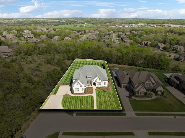 2041 Kingsbarns Dr, Nolensville, TN 37135 - aerial view with a residential view