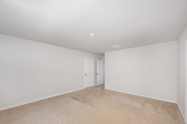118 Olivia Cir, Chapel Hill, TN 37034 - empty room with light carpet, baseboards, and recessed lighting