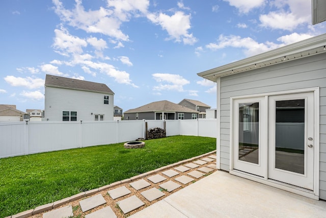 118 Olivia Cir, Chapel Hill, TN 37034 - view of yard with a patio area, a fire pit, and a residential view