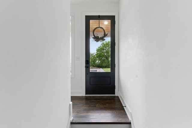 2002 Manchester Ave, Nashville, TN 37218 - entryway with baseboards and wood finished floors
