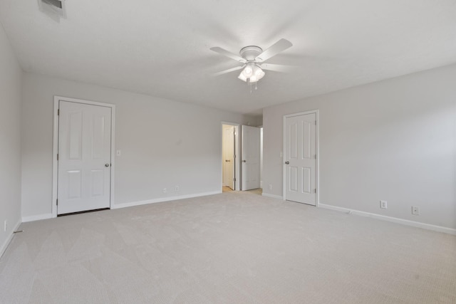 102 Munson Ct, Smyrna, TN 37167 - unfurnished room with a ceiling fan, baseboards, and light colored carpet