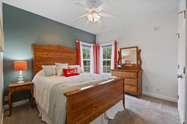 102 Munson Ct, Smyrna, TN 37167 - bedroom with light colored carpet, baseboards, and a ceiling fan