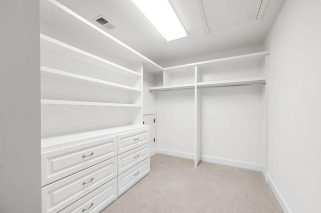1008 Green Hill Cv, Brentwood, TN 37027 - spacious closet featuring light carpet and visible vents