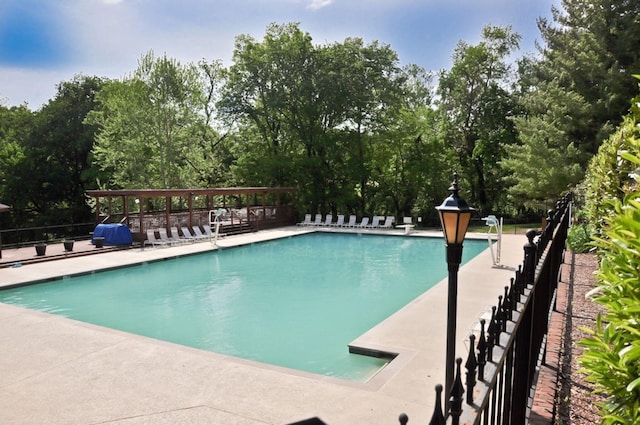 1008 Green Hill Cv, Brentwood, TN 37027 - pool with fence and a patio area