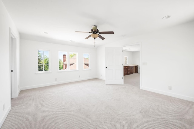 1008 Green Hill Cv, Brentwood, TN 37027 - unfurnished bedroom featuring baseboards, ceiling fan, and light colored carpet