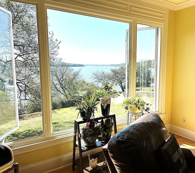 247 Woods Ferry Cir, Gallatin, TN 37066 - sunroom featuring a water view