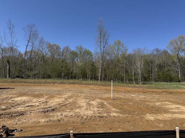 view of landscape featuring a view of trees