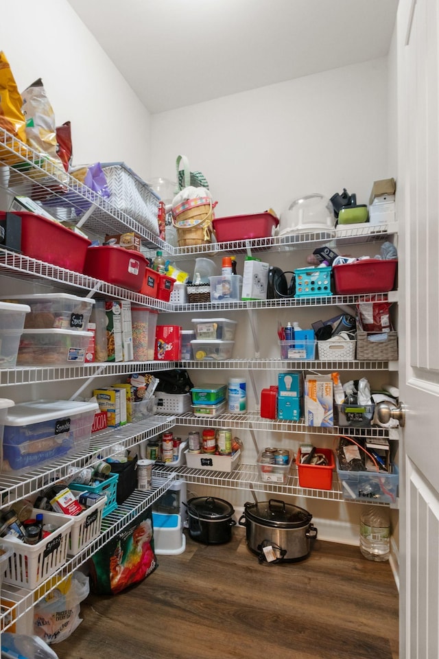 view of pantry