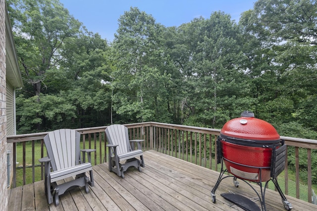 6336 Hickory Dr, Centerville, TN 37033 - view of wooden deck