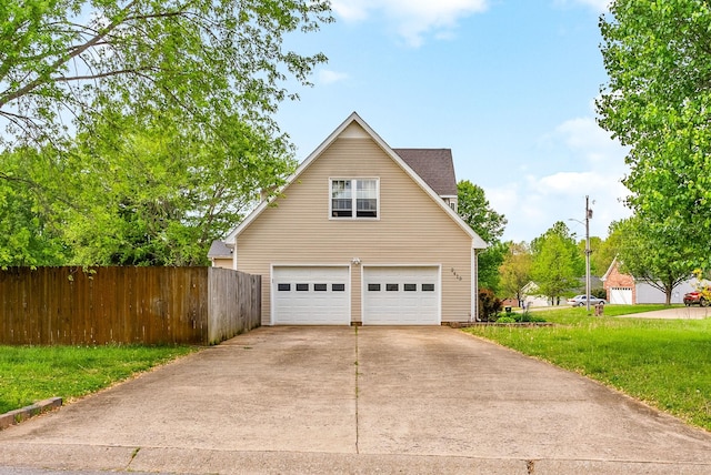2413 Tana Way, Clarksville, TN 37042 - exterior space featuring fence and driveway
