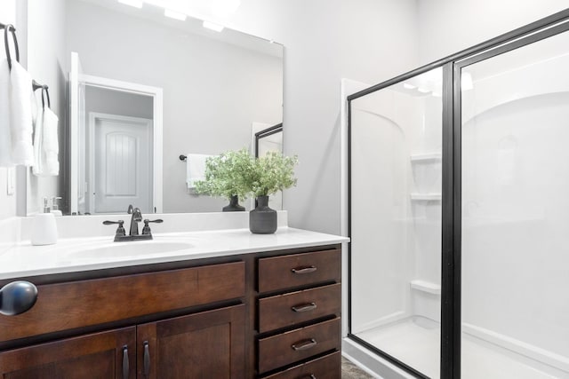 159 Matheson Dr, Clarksville, TN 37043 - bathroom featuring a shower stall and vanity