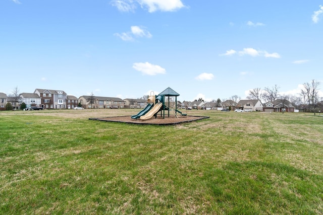 159 Matheson Dr, Clarksville, TN 37043 - view of playground with a yard and a residential view