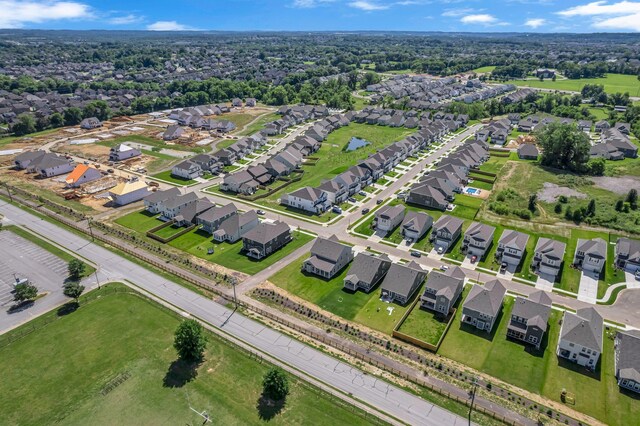 698 Conifer Dr, Spring Hill, TN 37174 - aerial overview of property's location with nearby suburban area