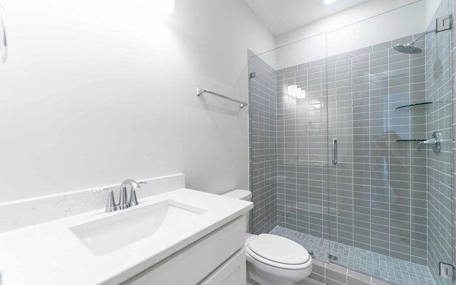 7295 NW Hwy, Fairview, TN 37062 - bathroom with toilet, a shower stall, and vanity
