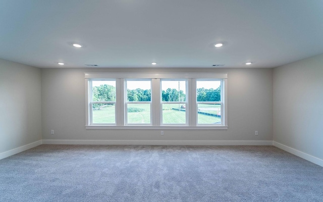 7295 NW Hwy, Fairview, TN 37062 - unfurnished room featuring baseboards, recessed lighting, and carpet