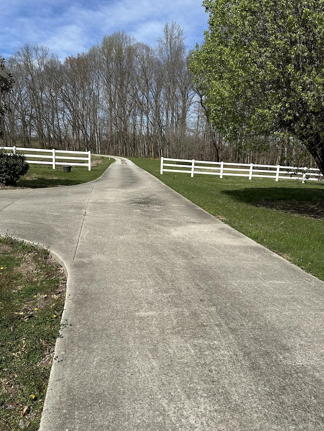 view of road
