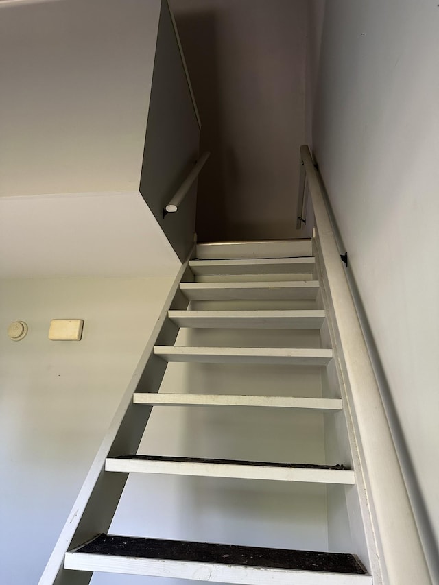 view of staircase
