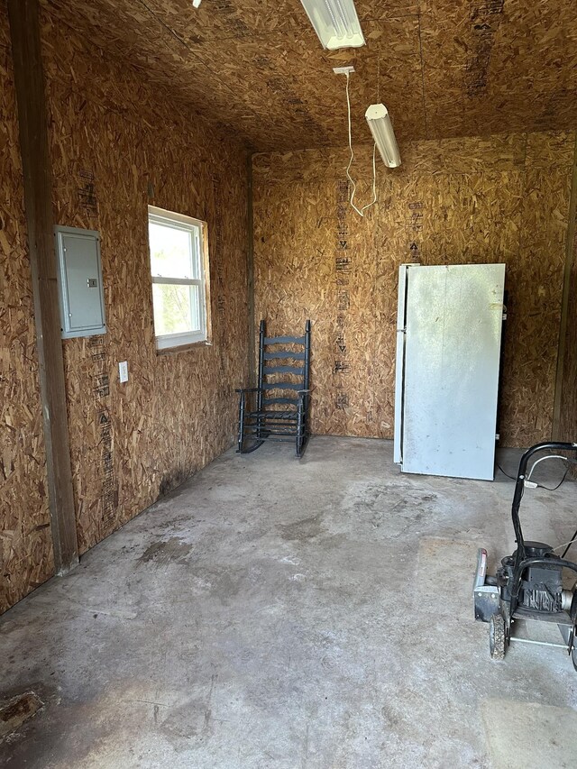 misc room featuring electric panel