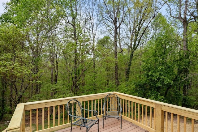 view of deck