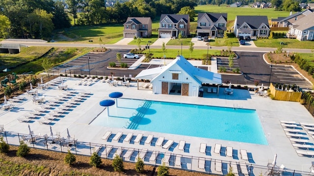 1239 Proprietors Pl, Murfreesboro, TN 37128 - pool featuring a residential view and fence