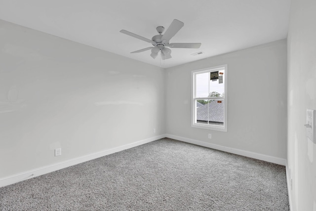 350 Galway Dr, Clarksville, TN 37042 - carpeted empty room with baseboards and a ceiling fan