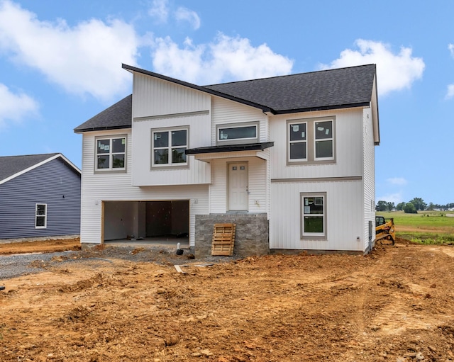 1010 Cherry Acres Dr, Clarksville, TN 37042 - view of front of house with a shingled roof and a garage