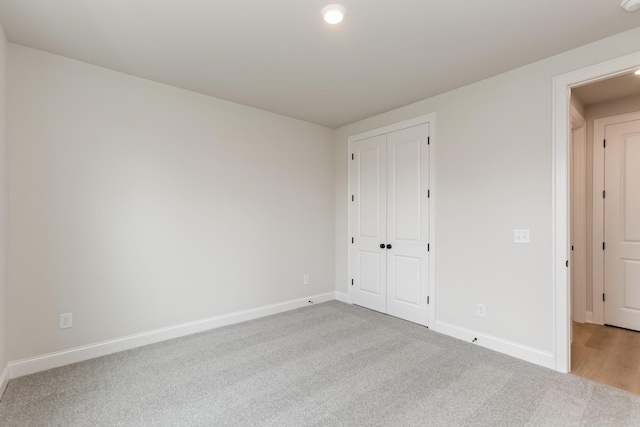 7408 Black Fox Dr, Fairview, TN 37062 - unfurnished bedroom with recessed lighting, light carpet, a closet, and baseboards