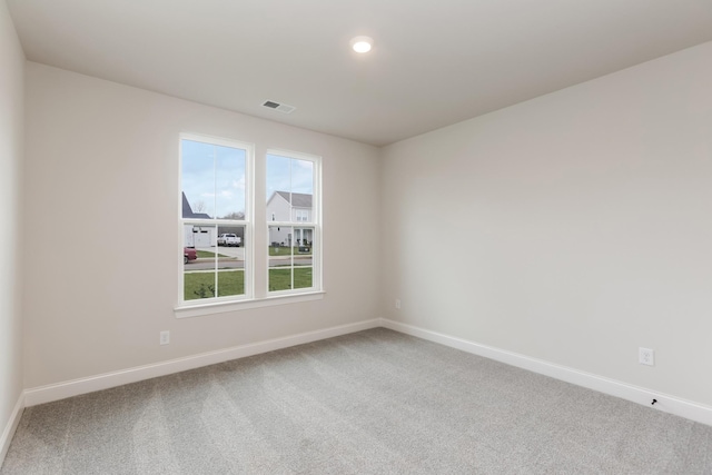 7408 Black Fox Dr, Fairview, TN 37062 - carpeted empty room with recessed lighting, visible vents, and baseboards