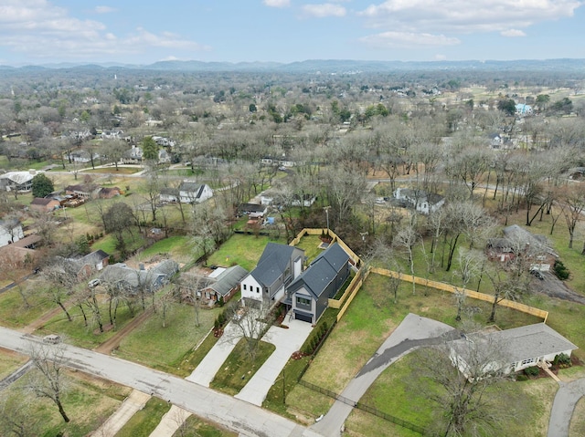 drone / aerial view featuring a residential view